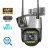4MP Wifi PTZ Camera HD Dual Lens 10X Zoom Outdoor Security IP Camera AI Human Detect Night Vision Surveillance CCTV Cameras