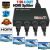 HDMI Splitter 1×4 Repeater Amplifier HD 4K 4 Port  1080P 3D Hub 1 In 4 Out
